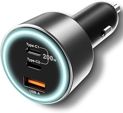 Ultimate Power Solution 200W USB-A, Travel Portable Car Charger