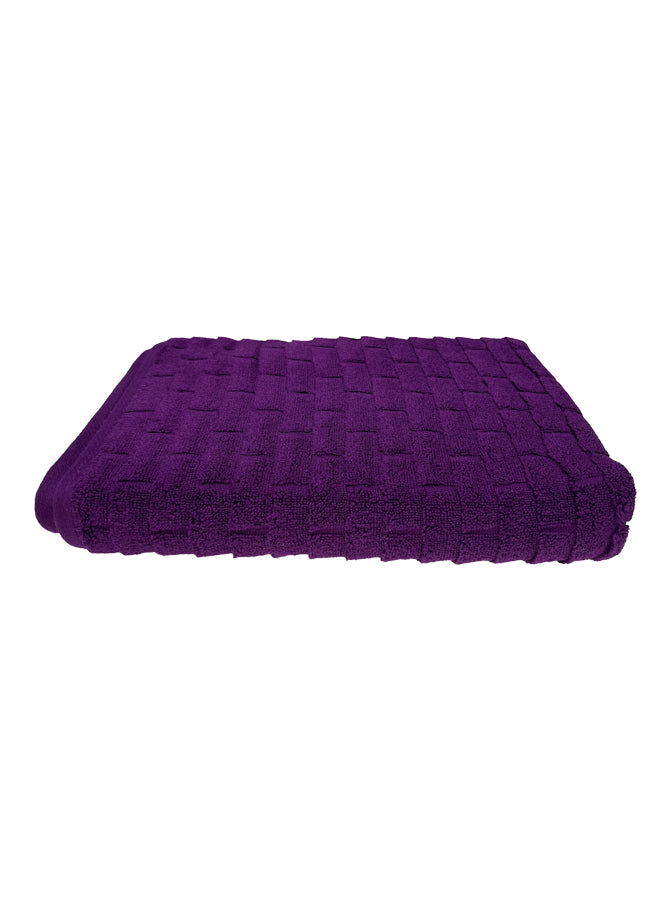 Dark Purple Marble Dyed 100% Cotton Bath Towel Set – 600 GSM - Size: 76x152 cm, GSM: 600 GSM – Zero Twist Yarn