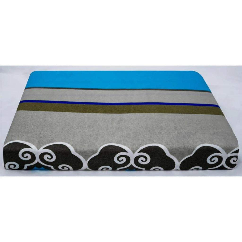 My Cotton Flat Sheet Set - Single Bed (150 X 230) cm, 85 GSM with one Pillow Case