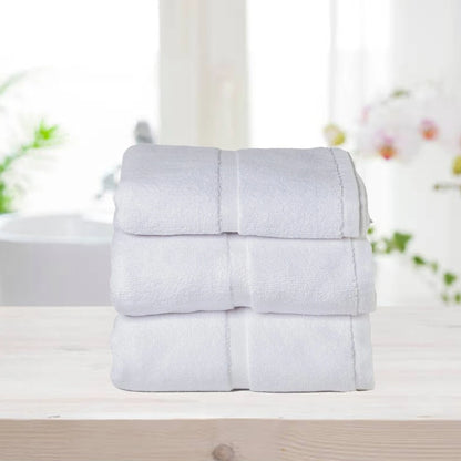 3 Pieces Bath Mat | 50x70cm | 900 GSM-100% Cotton | Quick Absorbent