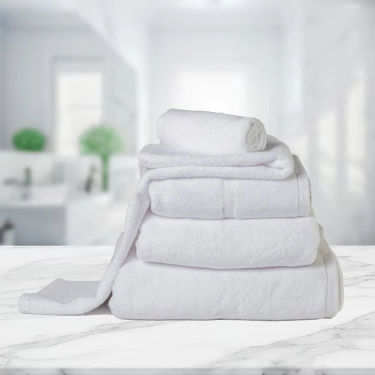 Bath Towels Set - 5 Pcs Face Towel, Hand Towel, Bath Mat, Bath Towel and Sheet